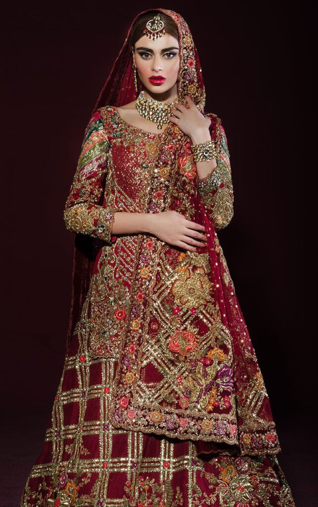 Pakistani wedding dress trends 2025 popular bridal silhouettes comparison guide
